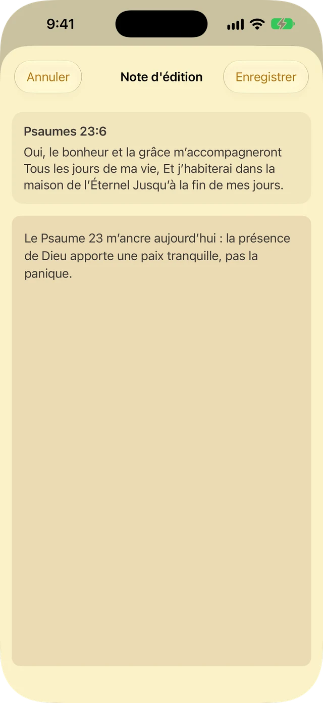 Notes et surbrillances