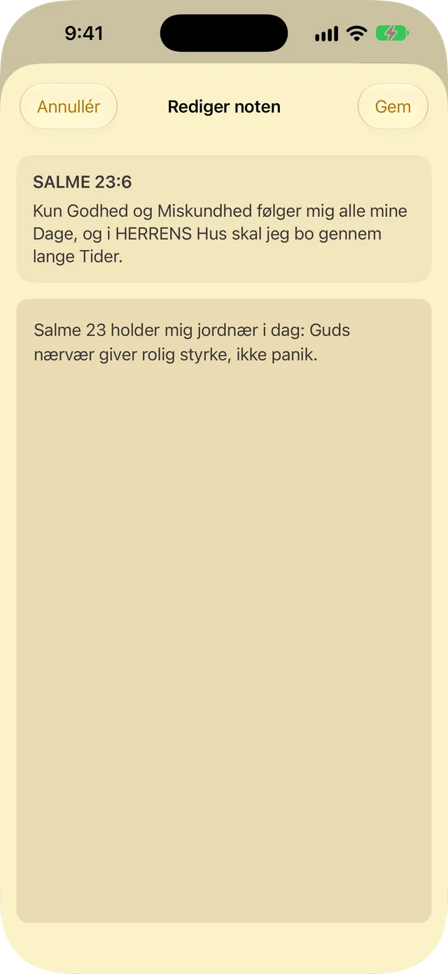 Noter og markeringer