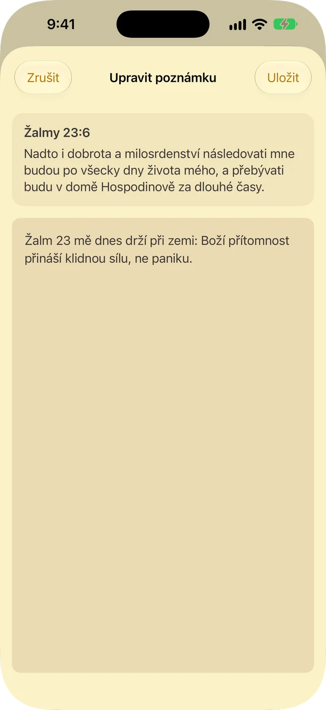 Poznámky a zvýraznění