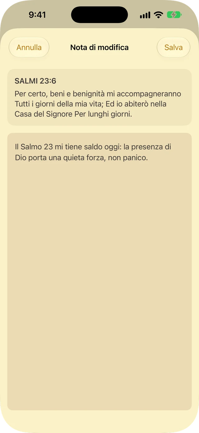 Note e evidenziazioni