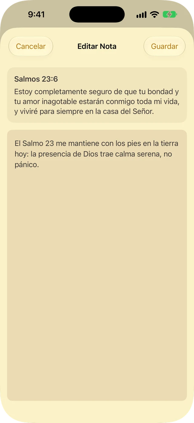 Notas y resaltados