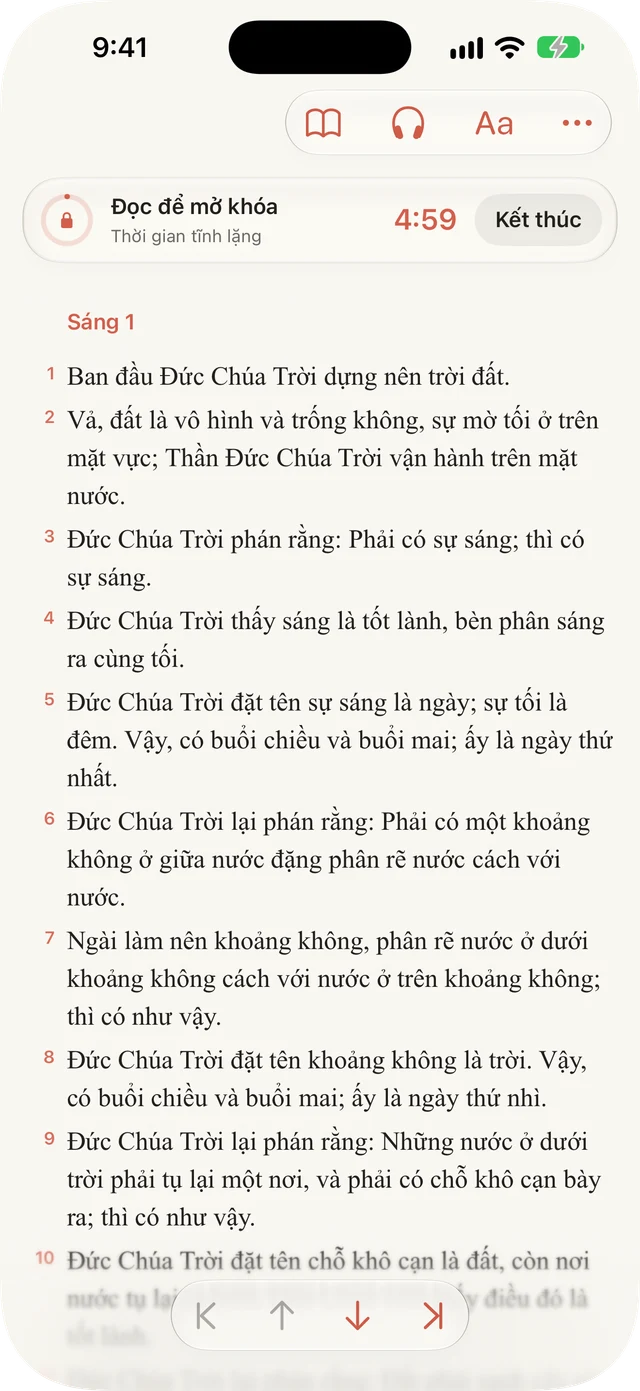 Chặn sự xao nhãng khi đang đọc.