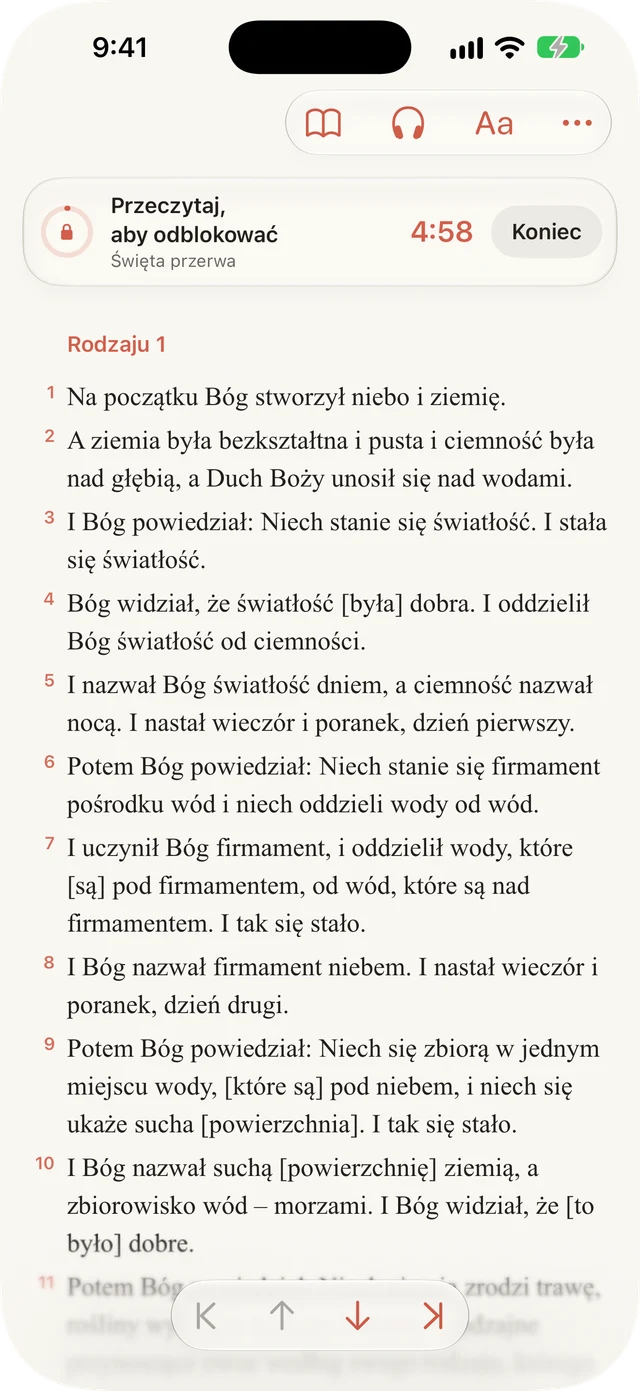 Blokuj rozpraszacze podczas czytania.