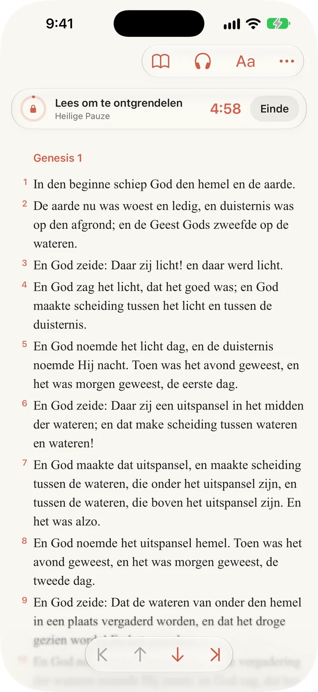 Blokkeer afleidingen tijdens het lezen.