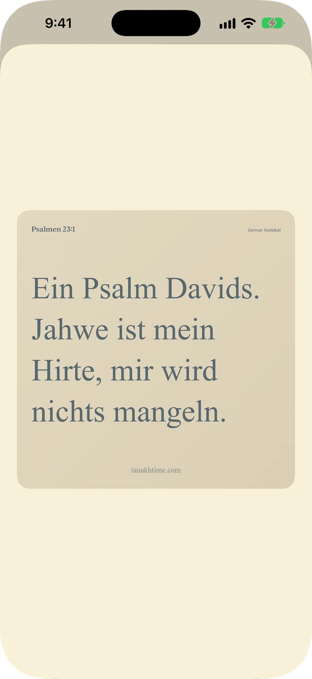 Verse und Notizen teilen.
