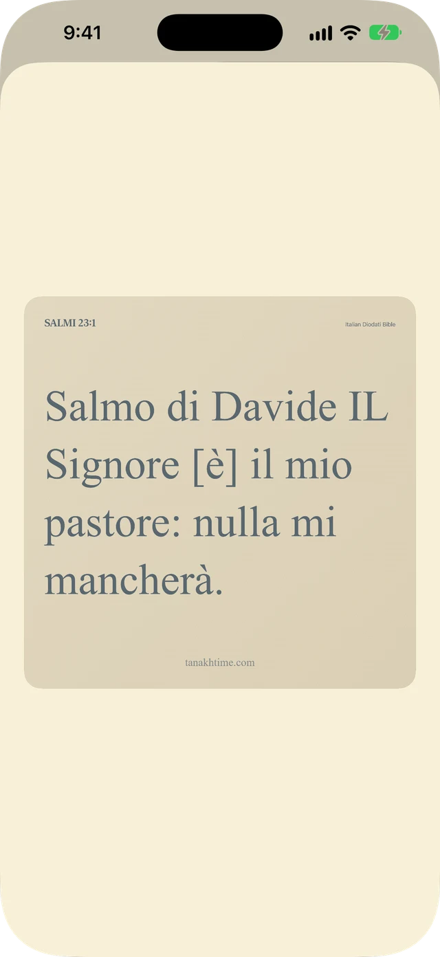 Condividi versetti e note.
