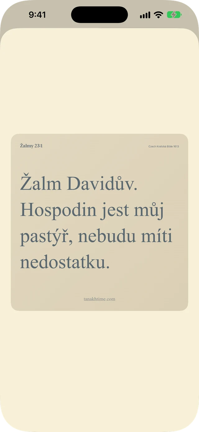 Sdílejte verše a poznámky.